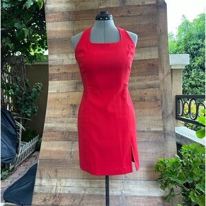 Beautiful Red haul tree filled dress size 8